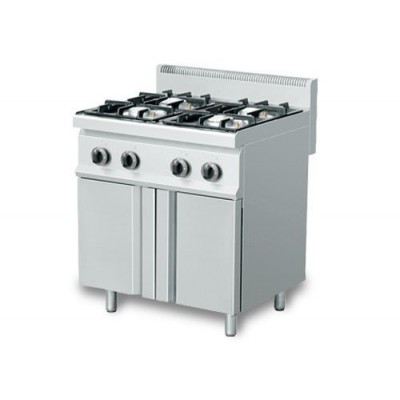 Gasherd 4xBrenner mit Pilotflamme ggmgastro GHS879M Gasherd 4xBrenner mit Pilotflamme ggmgastro GHS879M